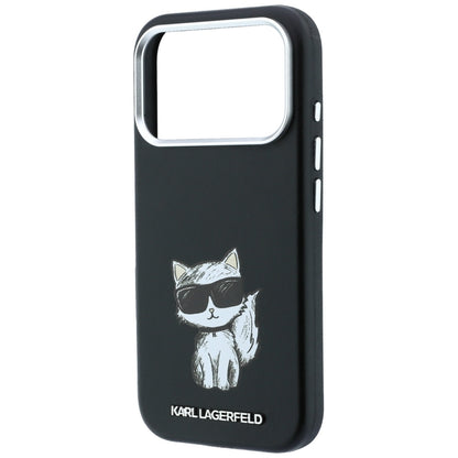 MagSafe pouzdro pro Apple iPhone 18 Pro / 17 Pro, Karl Lagerfeld, Choupette Sketch, Černá