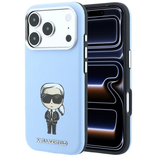 MagSafe pouzdro pro Apple iPhone 18 Pro / 17 Pro, Karl Lagerfeld, Ikonik Sketch, Modrá
