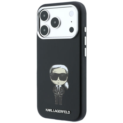 MagSafe pouzdro pro Apple iPhone 18 Pro / 17 Pro, Karl Lagerfeld, Ikonik Sketch, Černá