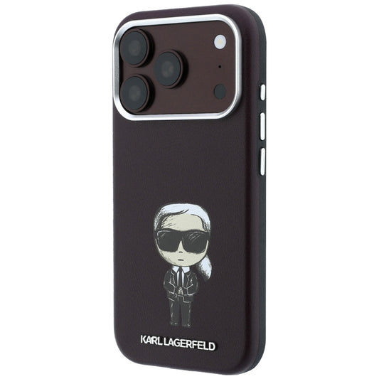 MagSafe pouzdro pro Apple iPhone 18 Pro / 17 Pro, Karl Lagerfeld, Ikonik Sketch, Bordó