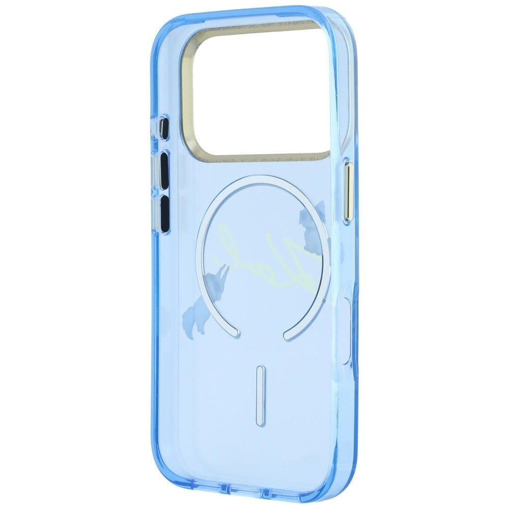 MagSafe pouzdro pro Apple iPhone 18 Pro / 17 Pro, Karl Lagerfeld, IML Karl Script Logo, Bleu