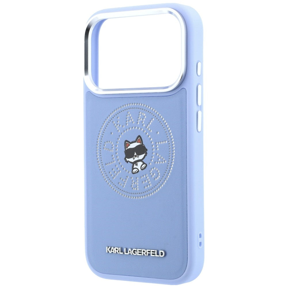 MagSafe Case for Apple iPhone 18 Pro / 17 Pro, Karl Lagerfeld, Point and Choupette Sketch, Blue