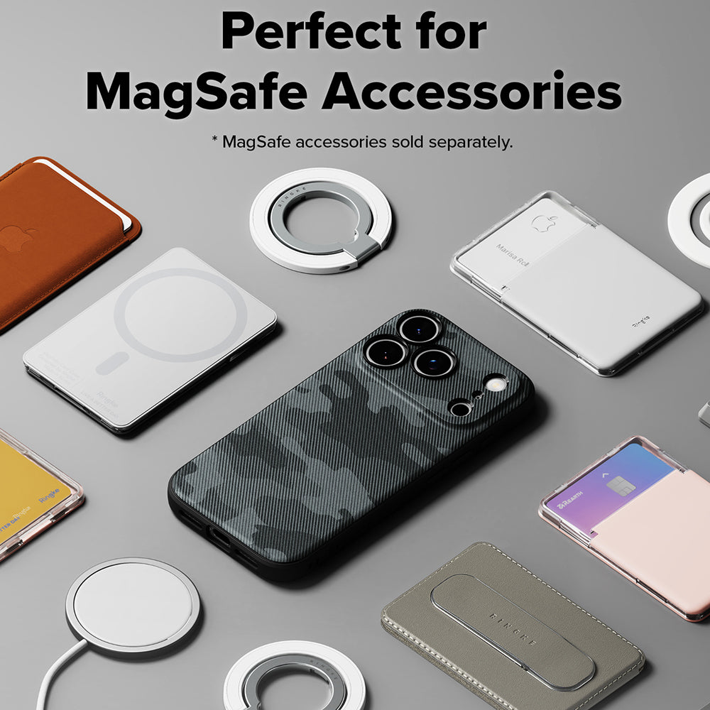 MagSafe pouzdro pro Apple iPhone 18 Pro / 17 Pro, Ringke, Onyx, Maskáčové