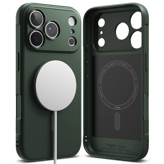MagSafe pouzdro pro Apple iPhone 18 Pro / 17 Pro, Ringke, Onyx, Tmavě zelená