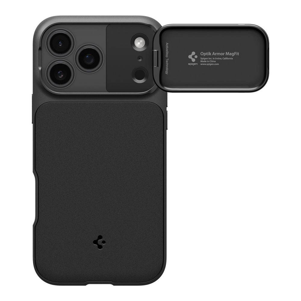 MagSafe pouzdro pro Apple iPhone 18 Pro / 17 Pro, Spigen, Optik Armor, černé ACS09953