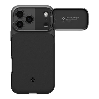 MagSafe pouzdro pro Apple iPhone 18 Pro / 17 Pro, Spigen, Optik Armor, černé ACS09953