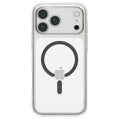 MagSafe pouzdro pro Apple iPhone 18 Pro / 17 Pro, Spigen, Ultra Hybrid, Šedá průhledná ACS12156