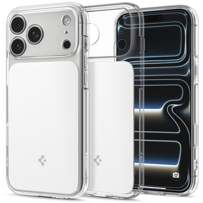 MagSafe pouzdro pro Apple iPhone 18 Pro / 17 Pro, Spigen, Ultra Hybrid T, bílé ACS12169
