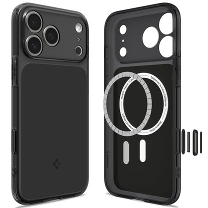 MagSafe pouzdro pro Apple iPhone 18 Pro / 17 Pro, Spigen, Ultra Hybrid T, Matná černá ACS12171