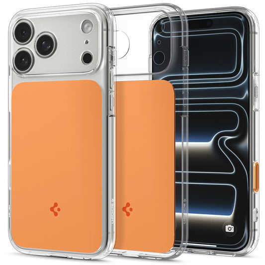 MagSafe pouzdro pro Apple iPhone 18 Pro / 17 Pro, Spigen, Ultra Hybrid T, Oranžové ACS12170