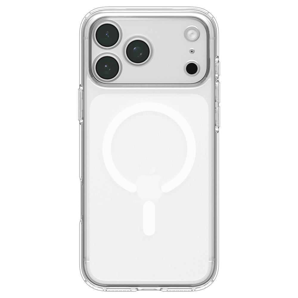 MagSafe pouzdro pro Apple iPhone 18 Pro / 17 Pro, Spigen, Ultra Hybrid, Průhledná bílá ACS12155
