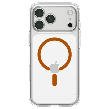 MagSafe pouzdro pro Apple iPhone 18 Pro / 17 Pro, Spigen, Ultra Hybrid, Průhledně oranžové ACS12159
