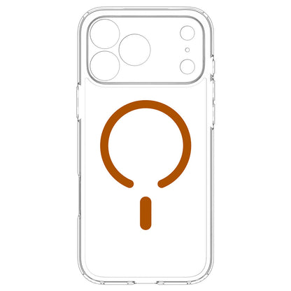 MagSafe pouzdro pro Apple iPhone 18 Pro / 17 Pro, Spigen, Ultra Hybrid, Průhledně oranžové ACS12159