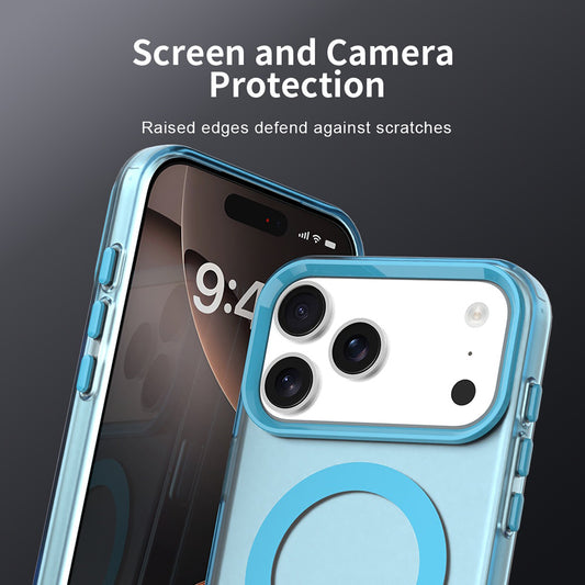 MagSafe Case for Apple iPhone 18 Pro / 17 Pro, Techsuit, CandyCase, Blue