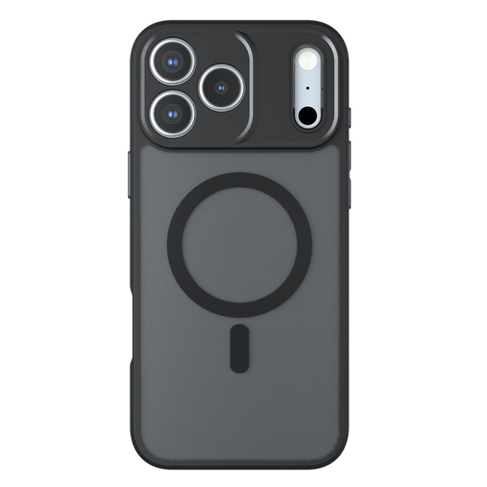 MagSafe pouzdro pro Apple iPhone 18 Pro / 17 Pro, Techsuit, PureFrost, Černá saténová