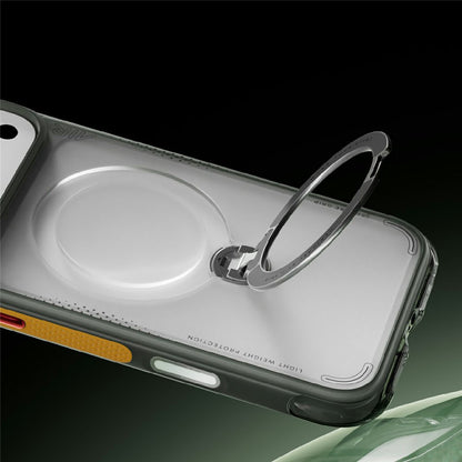 MagSafe Case for Apple iPhone 18 Pro / 17 Pro, Torras, Ostand Q3 Air Football, Gray