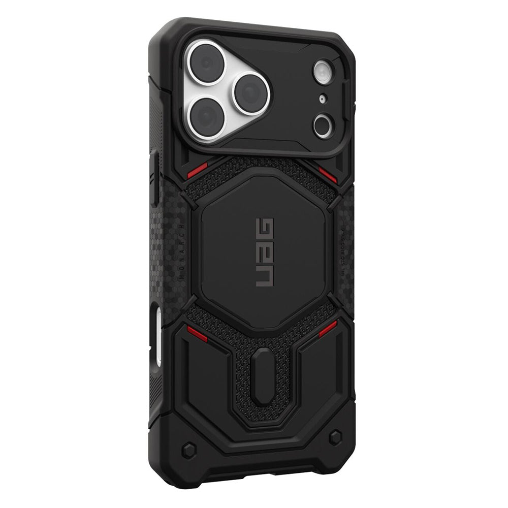 MagSafe pouzdro pro Apple iPhone 18 Pro / 17 Pro, Urban Armor Gear, Monarch Pro Kevlar, černé