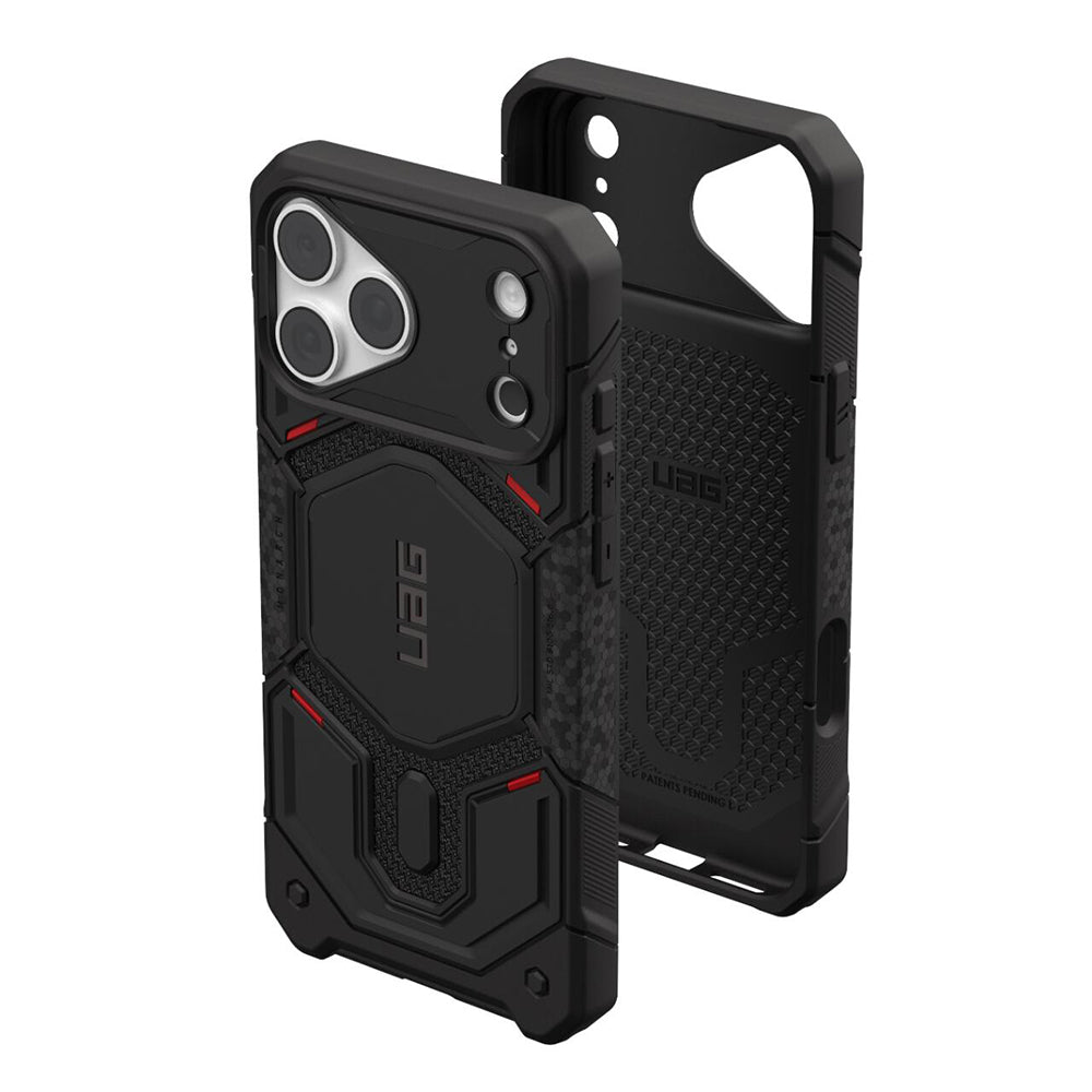 MagSafe pouzdro pro Apple iPhone 18 Pro / 17 Pro, Urban Armor Gear, Monarch Pro Kevlar, černé