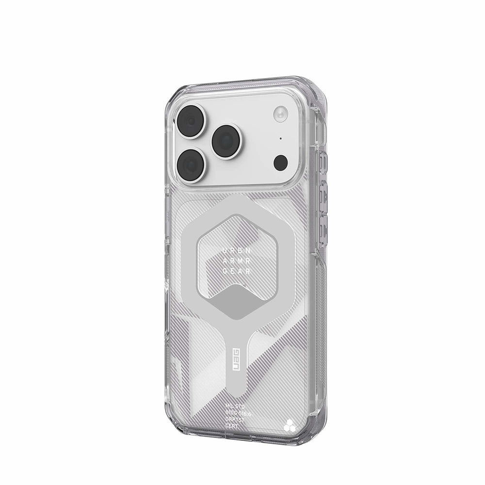 MagSafe pouzdro pro Apple iPhone 18 Pro / 17 Pro, Urban Armor Gear, Plyo, stříbrné