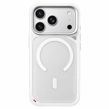 MagSafe Case for Apple iPhone 18 Pro Max / 17 Pro Max, Blueo, Heat Dissipation Stand, Satin White