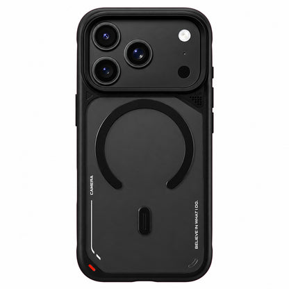 MagSafe Case for Apple iPhone 18 Pro Max / 17 Pro Max, Blueo, Heat Dissipation Stand, Satin Black