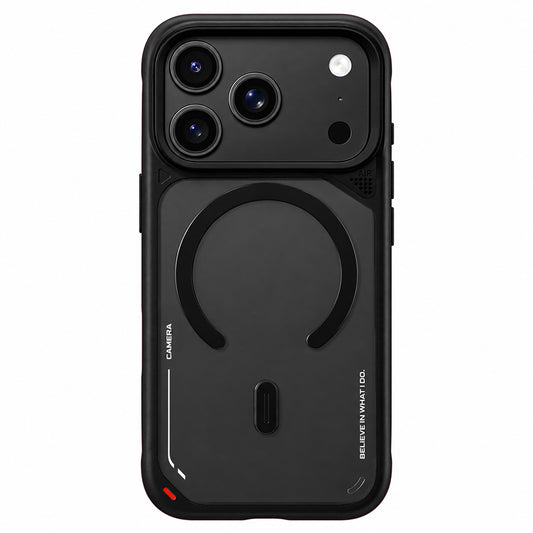 Pouzdro MagSafe pro Apple iPhone 18 Pro Max / 17 Pro Max, Blueo, stojánek s odvodem tepla, saténově černé