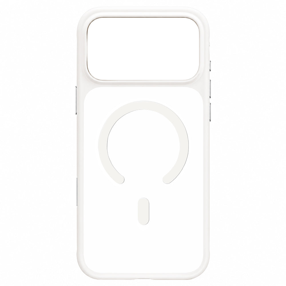 Pouzdro MagSafe pro Apple iPhone 18 Pro Max / 17 Pro Max, Blueo, šetrné k pokožce, odolné proti pádu, saténově bílé