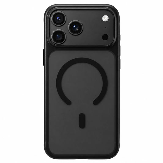 Pouzdro MagSafe pro Apple iPhone 18 Pro Max / 17 Pro Max, Blueo, šetrné k pokožce, odolné proti pádu, saténově černé