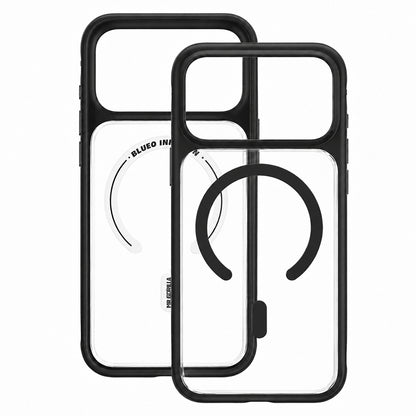 Pouzdro MagSafe pro Apple iPhone 18 Pro Max / 17 Pro Max, Blueo, šetrné k pokožce, odolné proti pádu, saténově černé