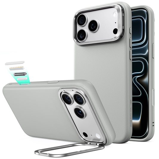 MagSafe pouzdro pro Apple iPhone 18 Pro Max / 17 Pro Max, ESR, Atelier s opěrkou, šedé