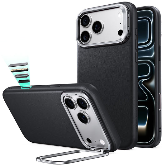 MagSafe pouzdro pro Apple iPhone 18 Pro Max / 17 Pro Max, ESR, Atelier s podpěrkou, černé