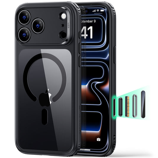 MagSafe pouzdro pro Apple iPhone 18 Pro Max / 17 Pro Max, ESR, Classic Hybrid, Černá průhledná