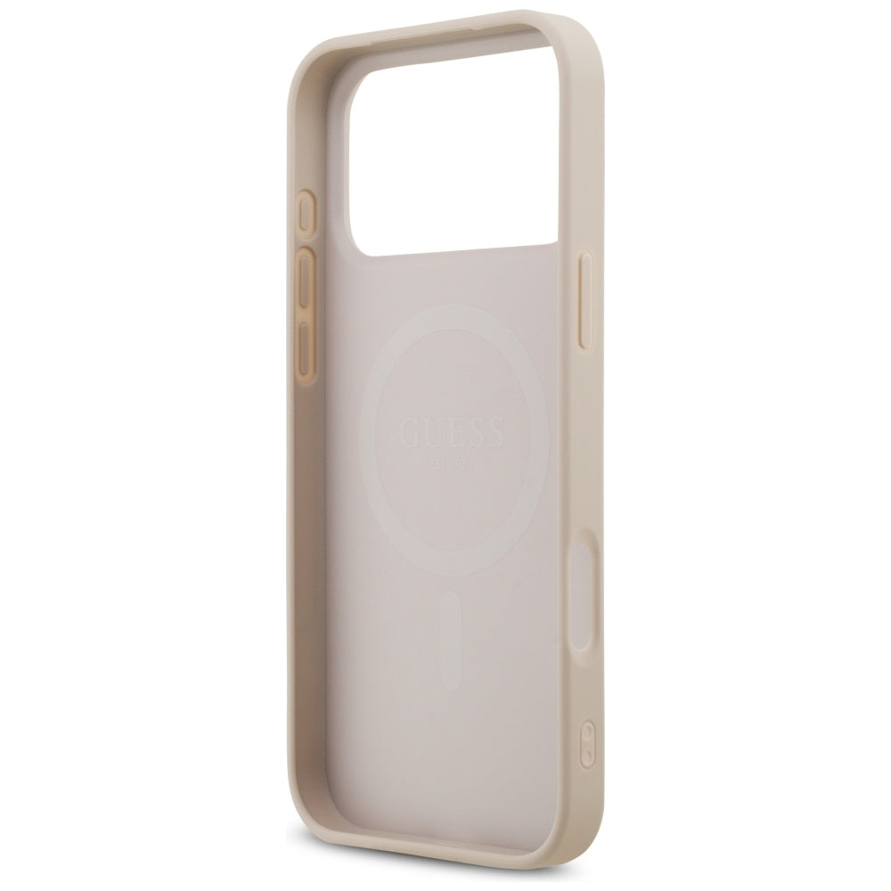 MagSafe pouzdro pro Apple iPhone 18 Pro Max / 17 Pro Max, Guess, 4G Small and Classic, Růžová