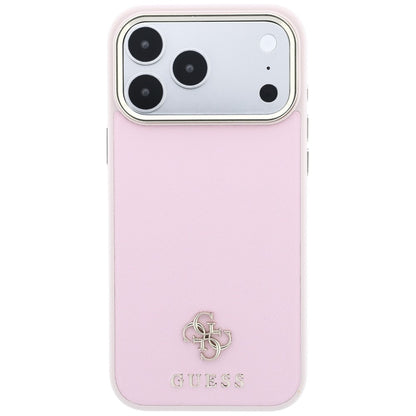 MagSafe pouzdro pro Apple iPhone 18 Pro Max / 17 Pro Max, Guess, Saffiano Small 4G Classic, Růžová