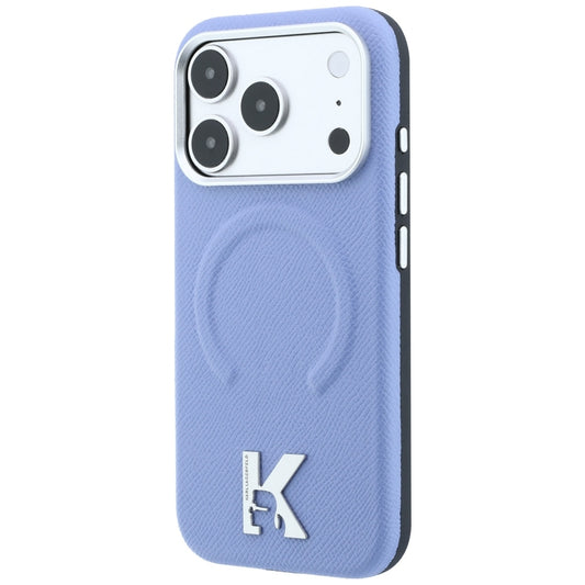 MagSafe pouzdro pro Apple iPhone 18 Pro Max / 17 Pro Max, Karl Lagerfeld, Grained Embossed Ring, Bleu