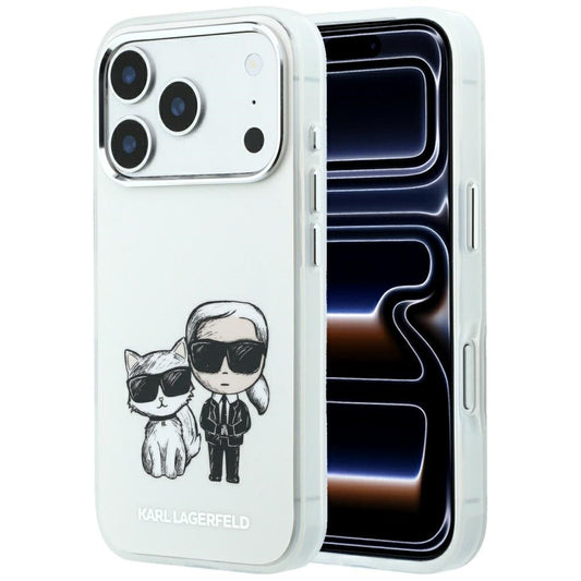 MagSafe pouzdro pro Apple iPhone 18 Pro Max / 17 Pro Max, Karl Lagerfeld, KC Bodies Sketch, Béžová