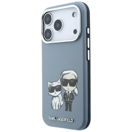 MagSafe pouzdro pro Apple iPhone 18 Pro Max / 17 Pro Max, Karl Lagerfeld, KC Bodies Sketch, Bleu