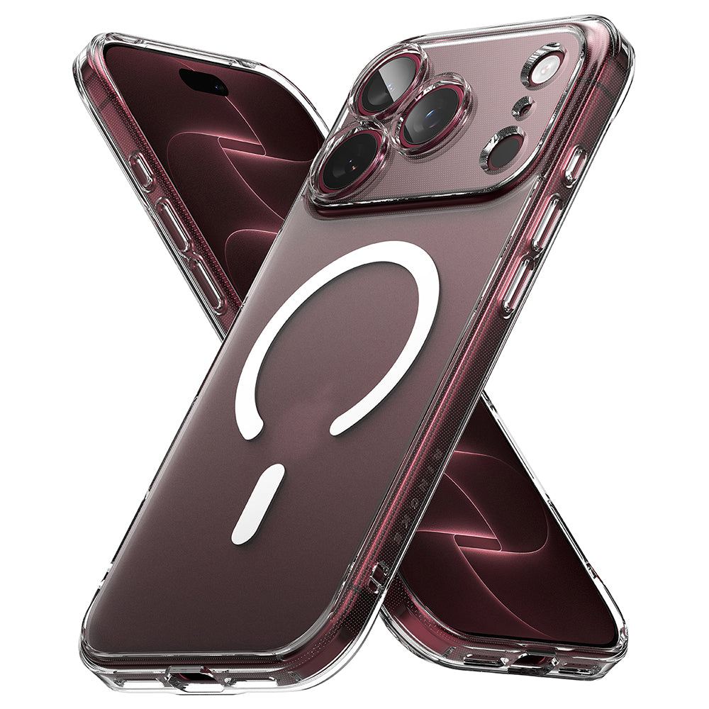 Pouzdro MagSafe pro Apple iPhone 18 Pro Max / 17 Pro Max, Ringke, Fusion, matně průhledné