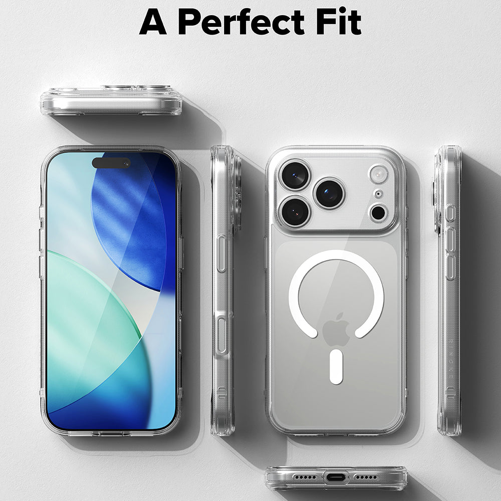 Pouzdro MagSafe pro Apple iPhone 18 Pro Max / 17 Pro Max, Ringke, Fusion, matně průhledné