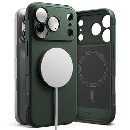 MagSafe pouzdro pro Apple iPhone 18 Pro Max / 17 Pro Max, Ringke, Onyx, Tmavě zelená