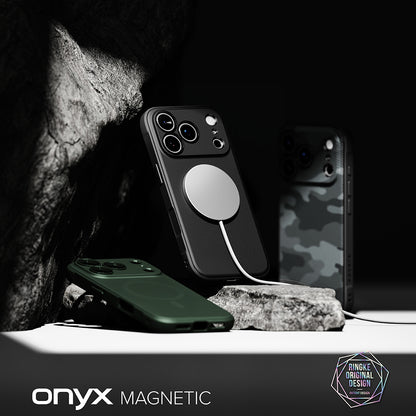 MagSafe pouzdro pro Apple iPhone 18 Pro Max / 17 Pro Max, Ringke, Onyx, Tmavě zelená