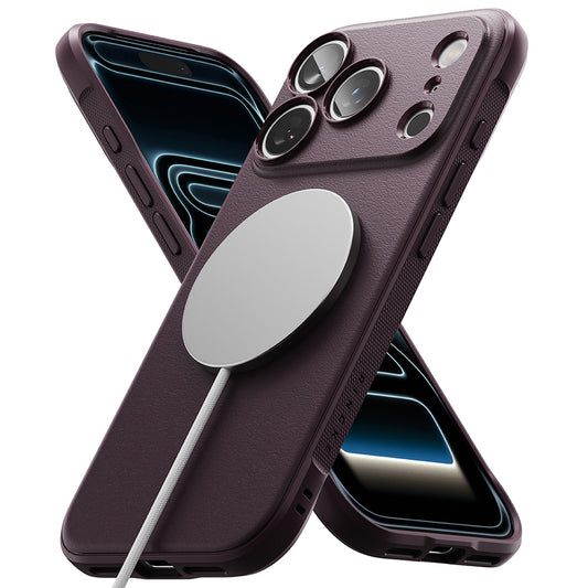 Pouzdro MagSafe pro Apple iPhone 18 Pro Max / 17 Pro Max, Ringke, Onyx, tmavě vínové