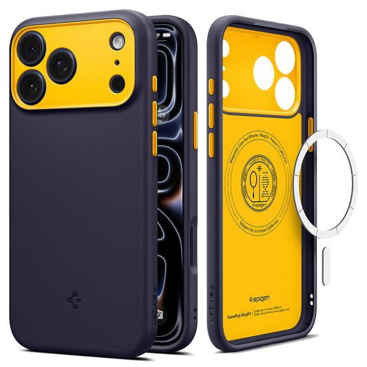 MagSafe pouzdro pro Apple iPhone 18 Pro Max / 17 Pro Max, Spigen, Caseology Nano Pop, Fialová ACS12140