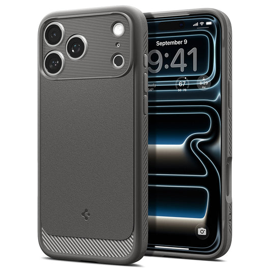 MagSafe pouzdro pro Apple iPhone 18 Pro Max / 17 Pro Max, Spigen, Rugged Armor, Šedé ACS12110