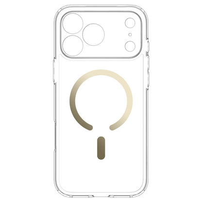 MagSafe pouzdro pro Apple iPhone 18 Pro Max / 17 Pro Max, Spigen, Ultra Hybrid, Zlaté průhledné ACS12120