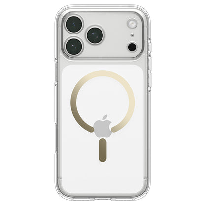 MagSafe pouzdro pro Apple iPhone 18 Pro Max / 17 Pro Max, Spigen, Ultra Hybrid, Zlaté průhledné ACS12120