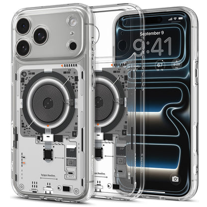 MagSafe pouzdro pro Apple iPhone 18 Pro Max / 17 Pro Max, Spigen, Ultra Hybrid Neo One, Transparentní ACS12129