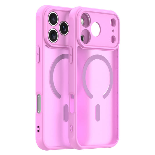 MagSafe pouzdro pro Apple iPhone 18 Pro Max / 17 Pro Max, Techsuit, HaloFrost II, růžové