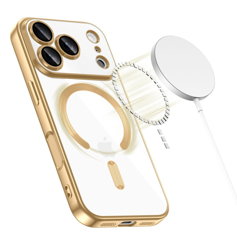 MagSafe pouzdro pro Apple iPhone 18 Pro Max / 17 Pro Max, Techsuit, Luxury Crystal, Růžová