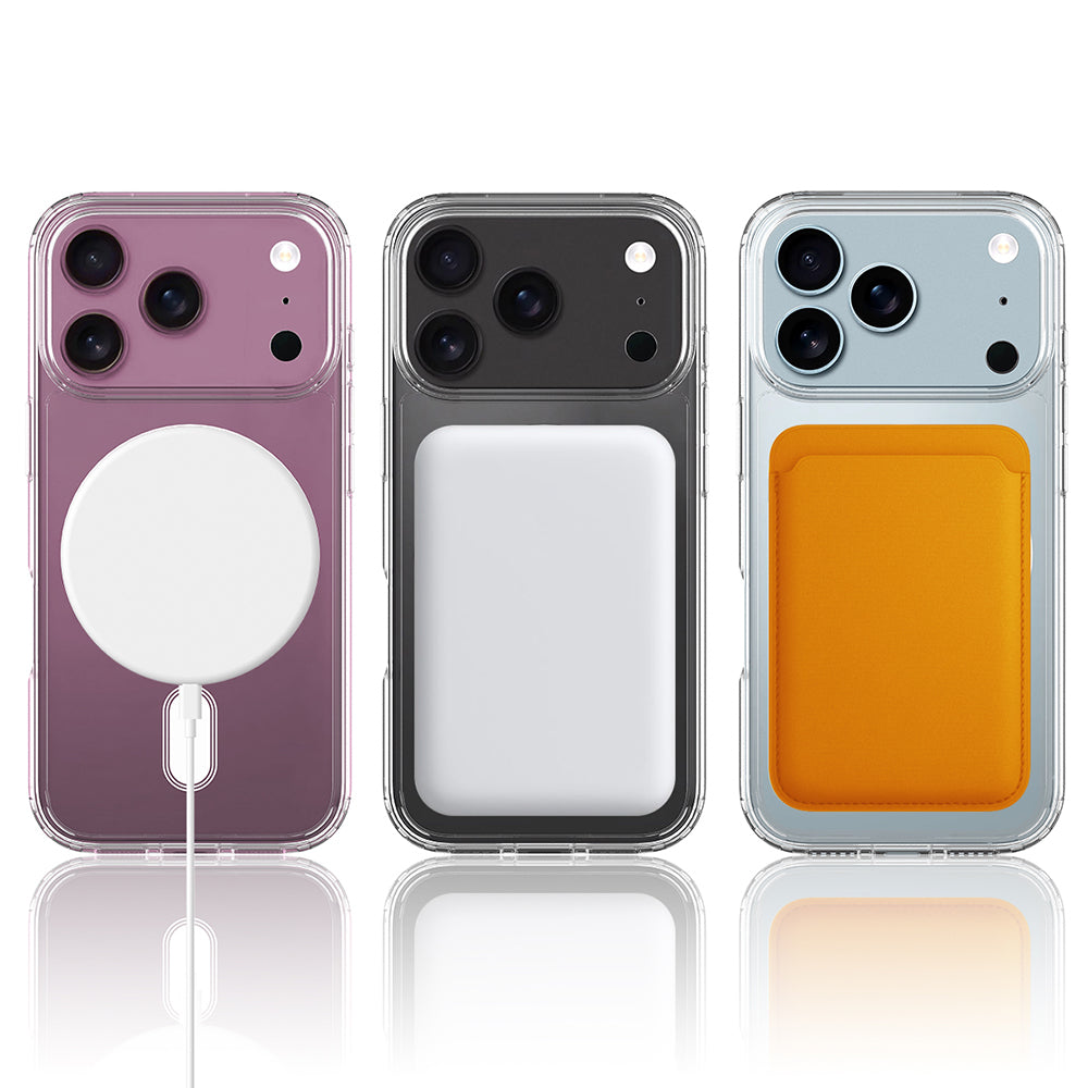 MagSafe pouzdro pro Apple iPhone 18 Pro Max / 17 Pro Max, Techsuit, Pro, Transparentní